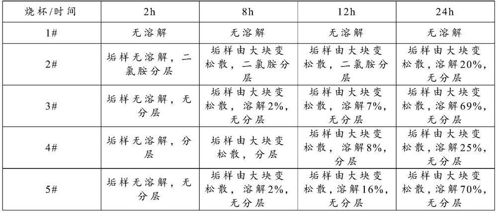 Silicon scale cleaning agent, and preparation method and application thereof