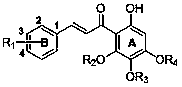 2-hydroxychalcone amine compounds and application thereof