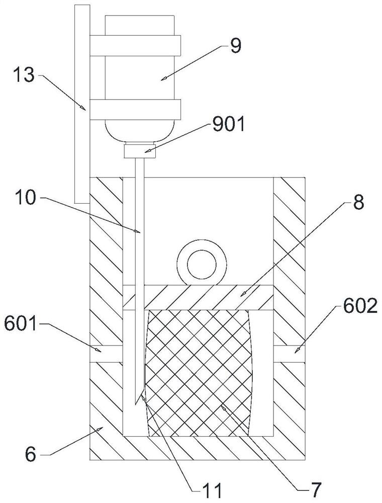 Electric wire and cable powder coating device