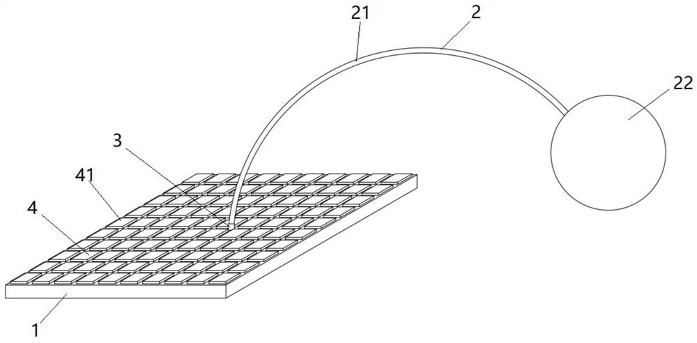 Postoperative compression drainage device for parotid gland and using method