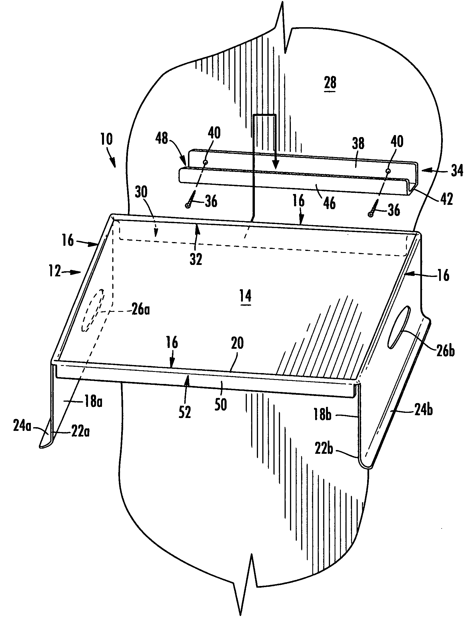 Combination wall shelf and serving tray