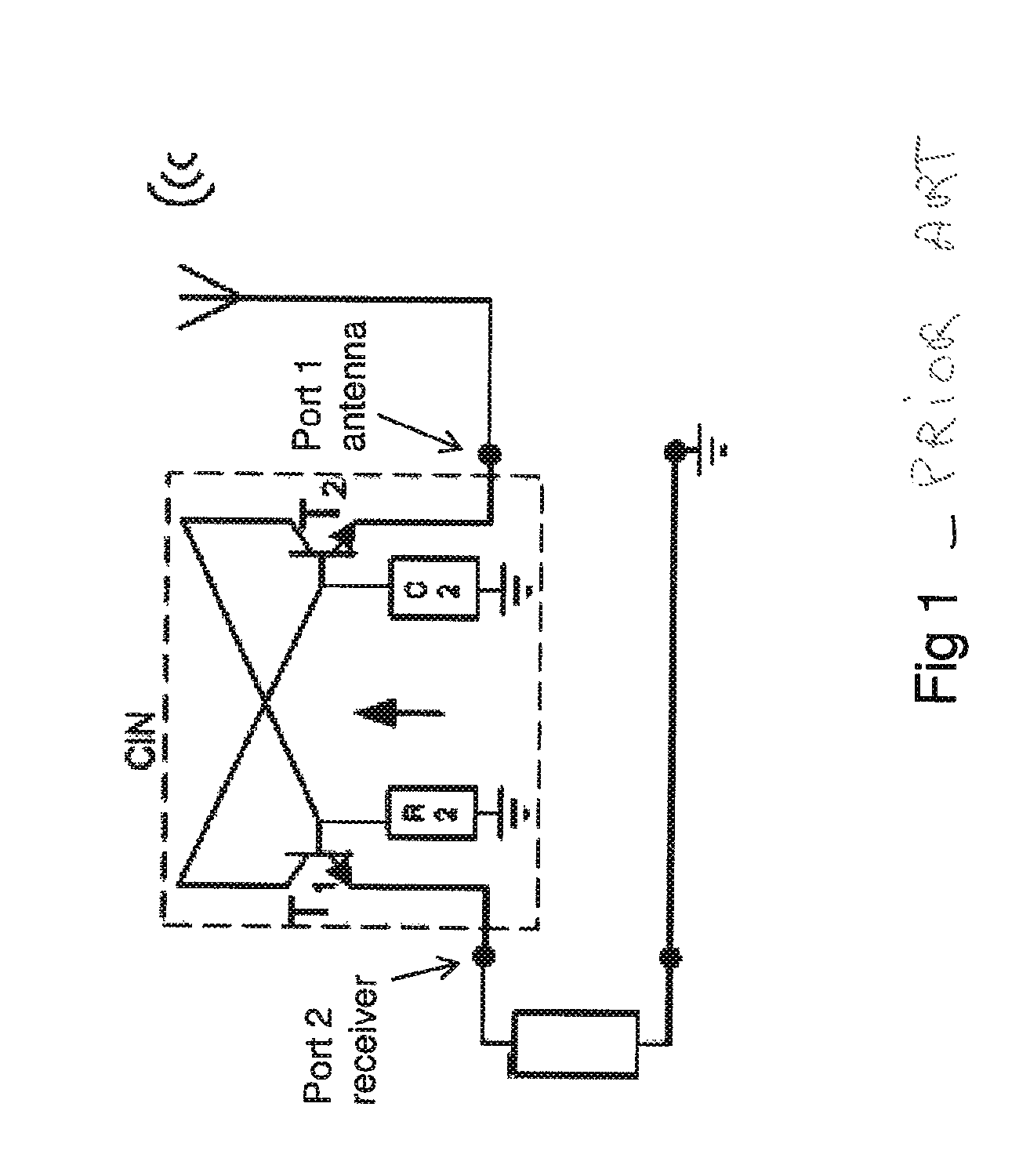 Antenna system comprising an electrically small antenna for reception of UHF band channel signals