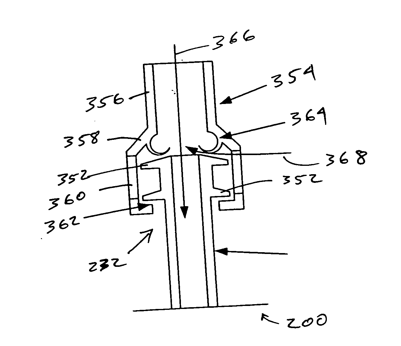 Endoscope reprocessor connectors having reduced occlusion