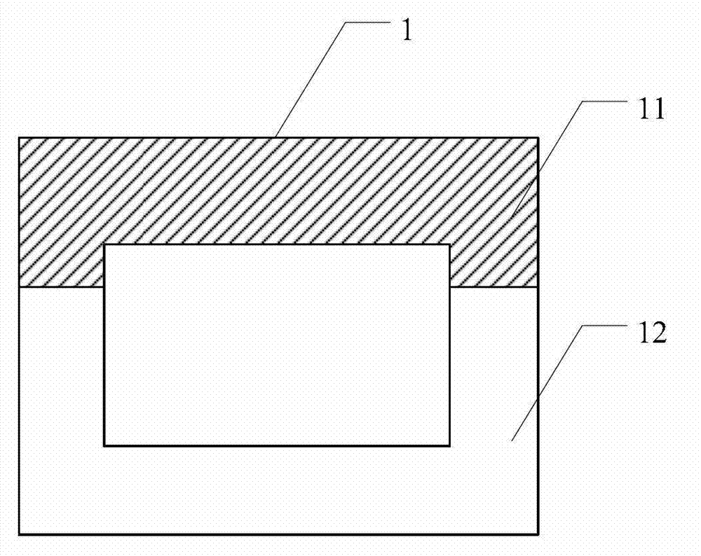 Composite magnetic core structure and magnetic element