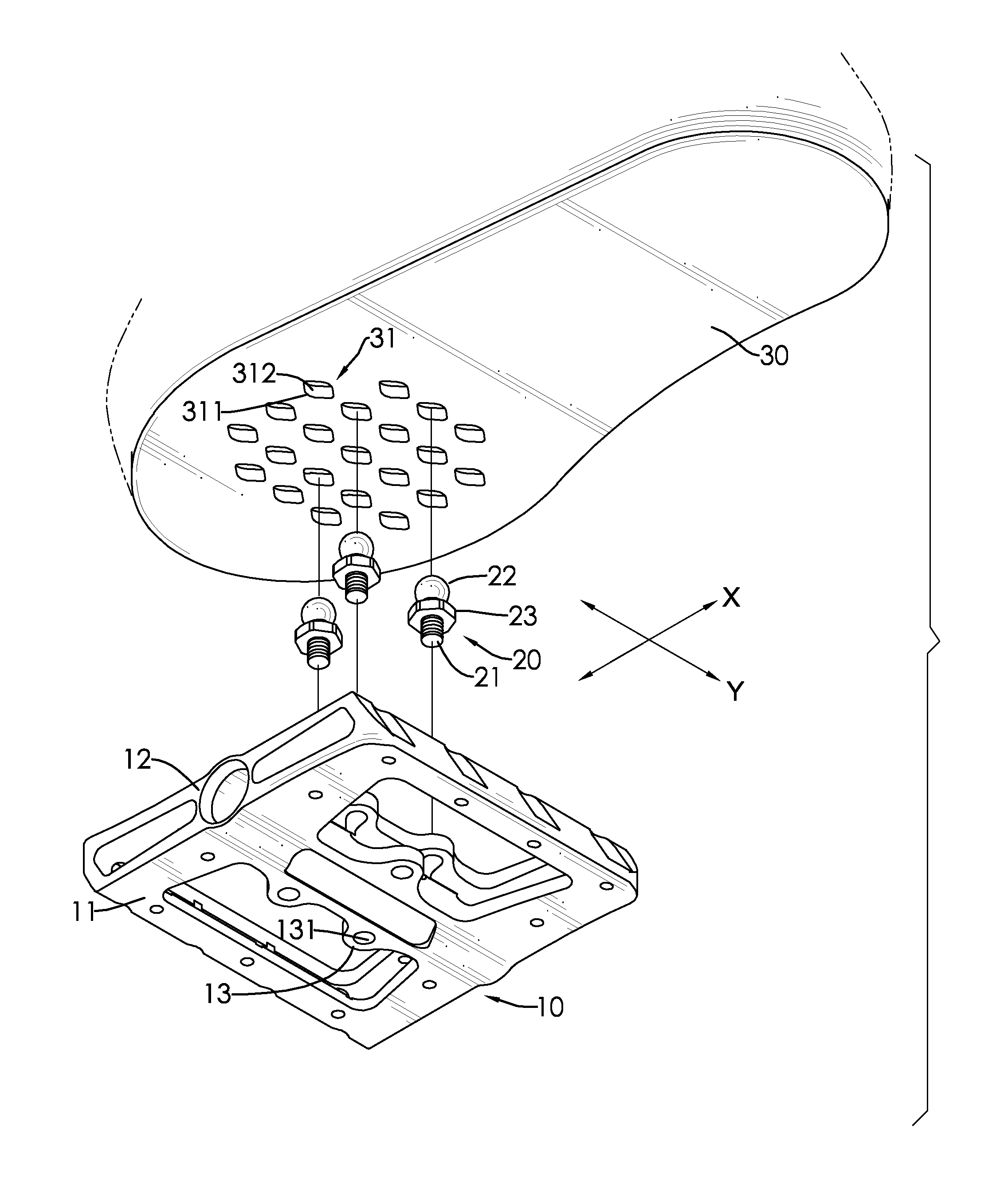 Shoe positioning device of a bicycle