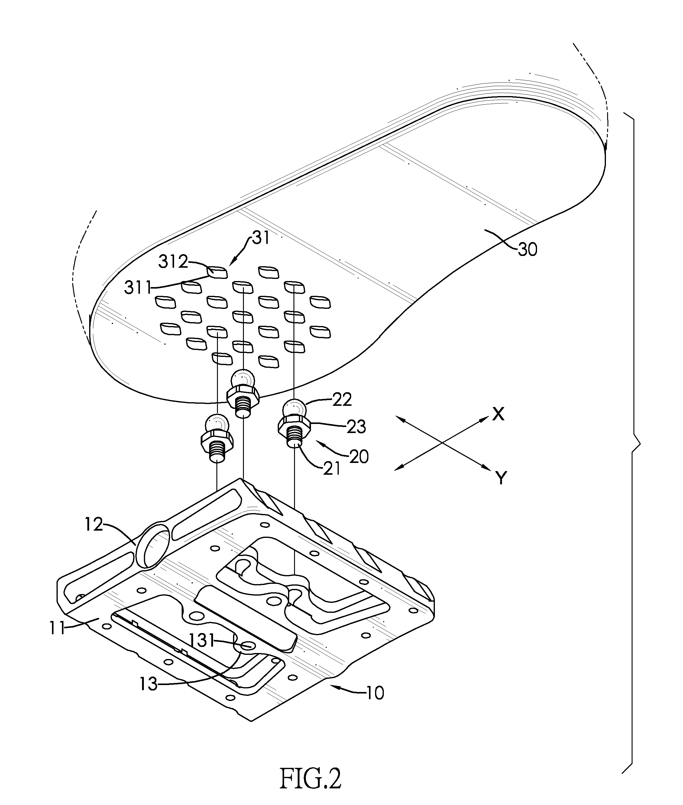 Shoe positioning device of a bicycle