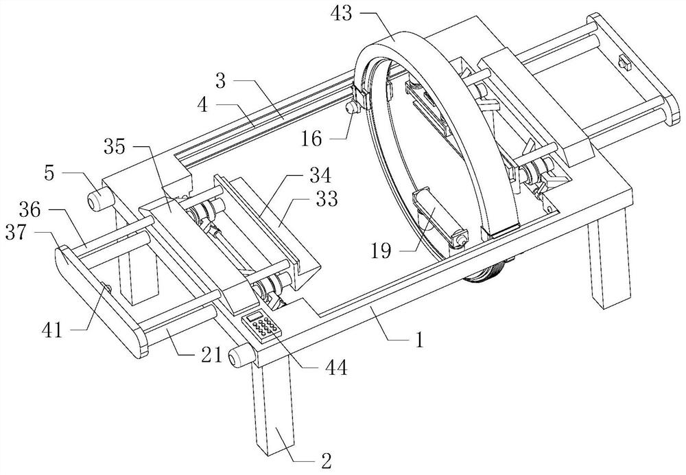 Solar panel metal frame wire drawing process machining device