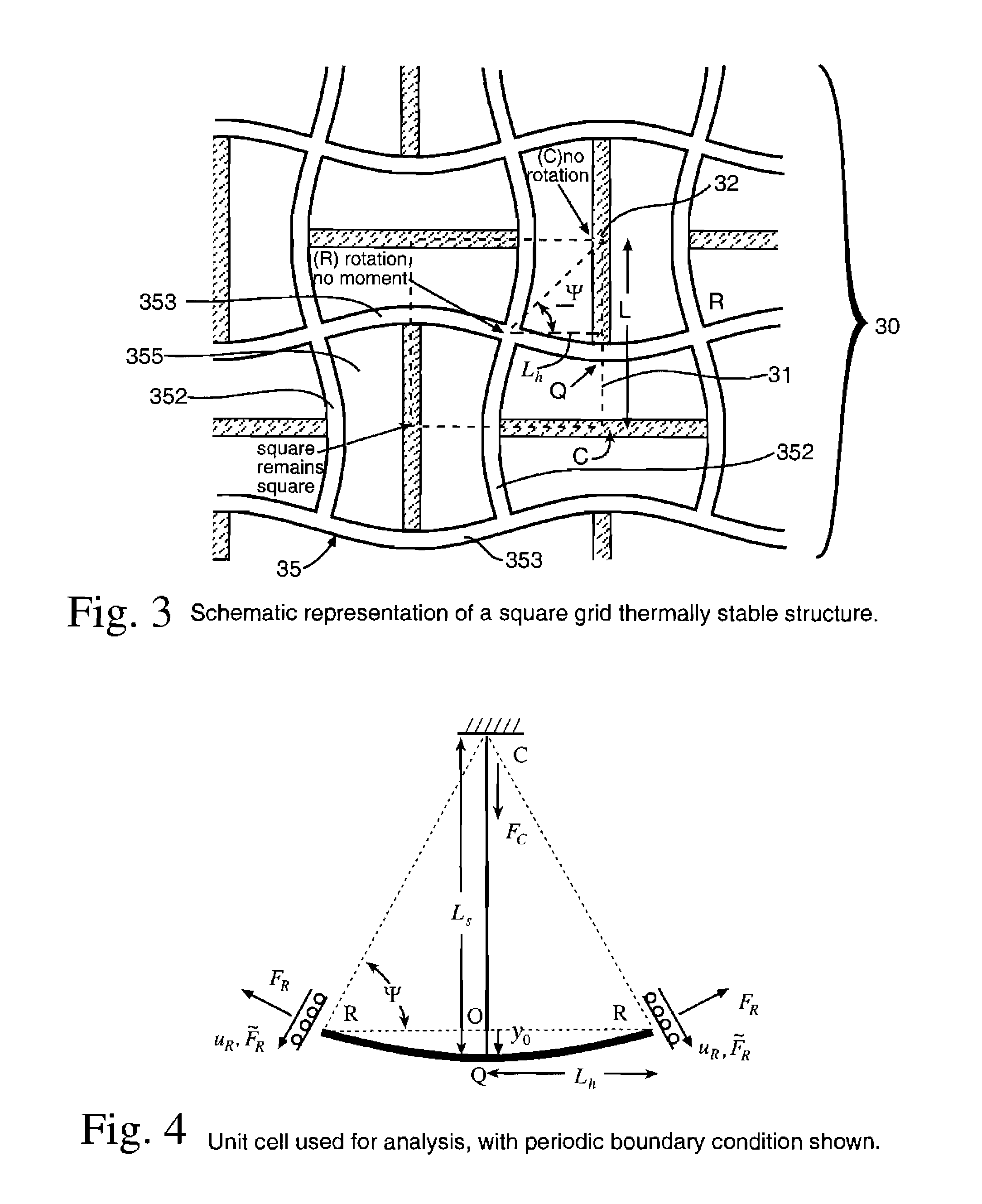 Bi-material composite structure with reduced thermal expansion