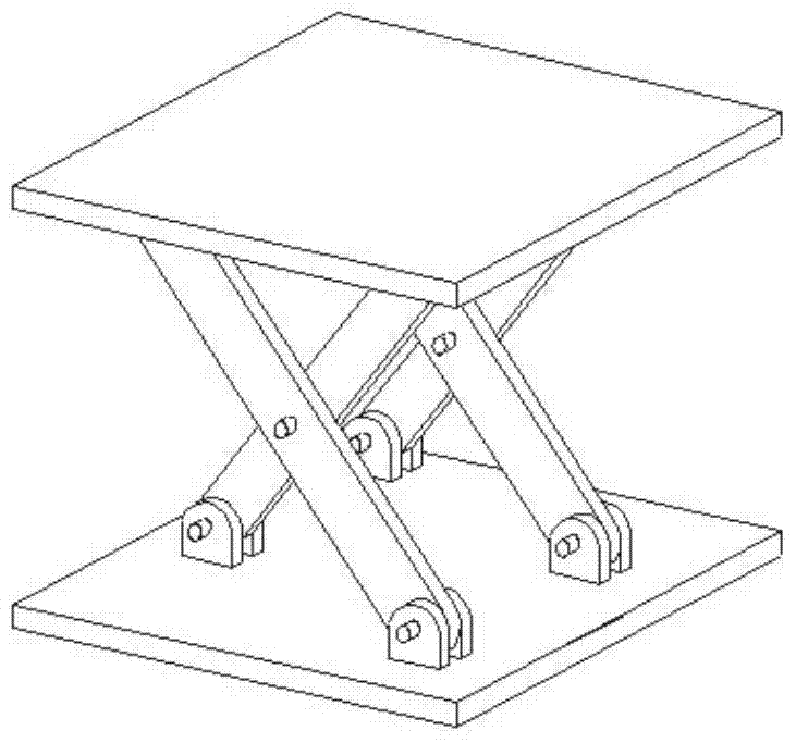 A cross braced energy dissipator