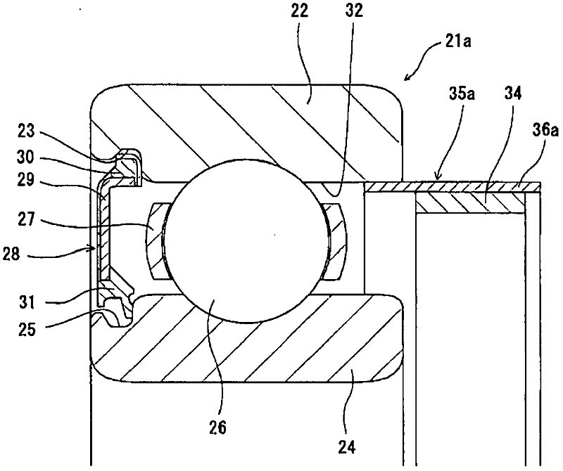 Wheel support structure for two-wheeled vehicle