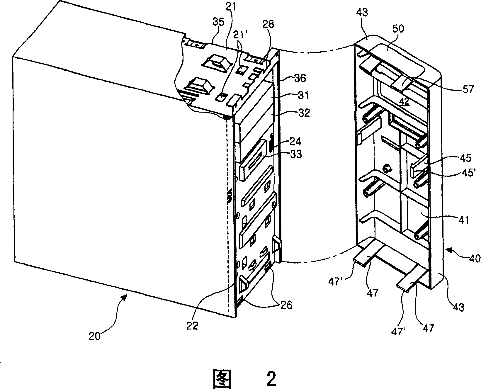 Computer panel combination structure