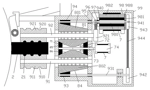 Outdoor steel structure member cleaning and maintaining device having damping function