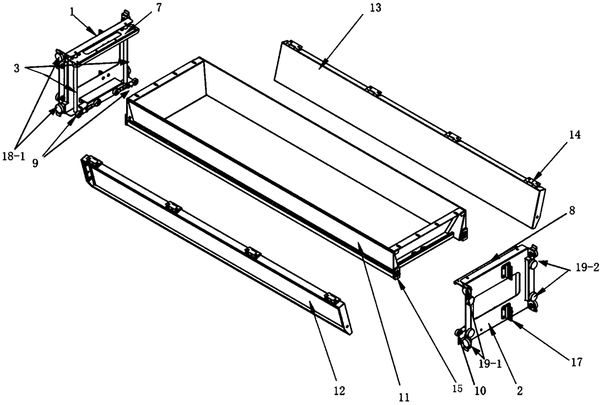 Vending machine lifting bin delivery self-opened mechanical structure