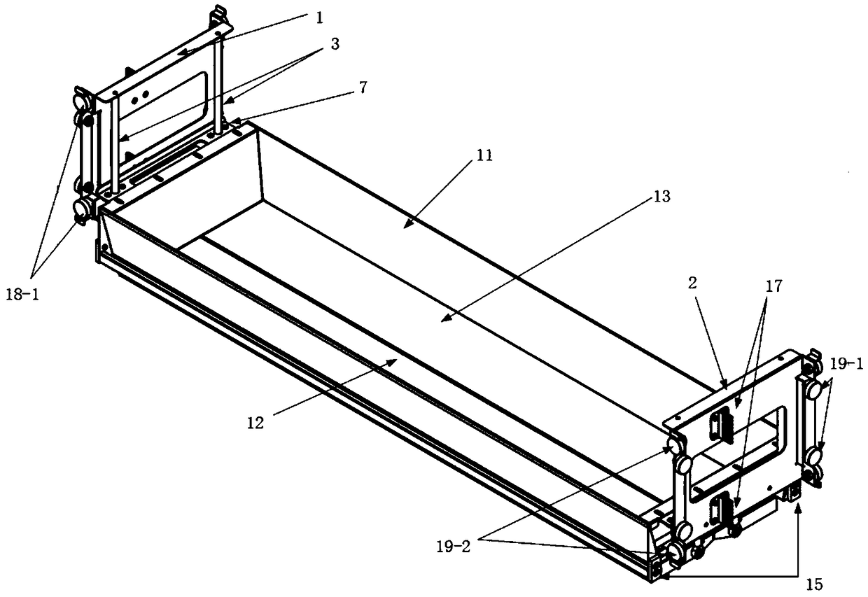 Vending machine lifting bin delivery self-opened mechanical structure