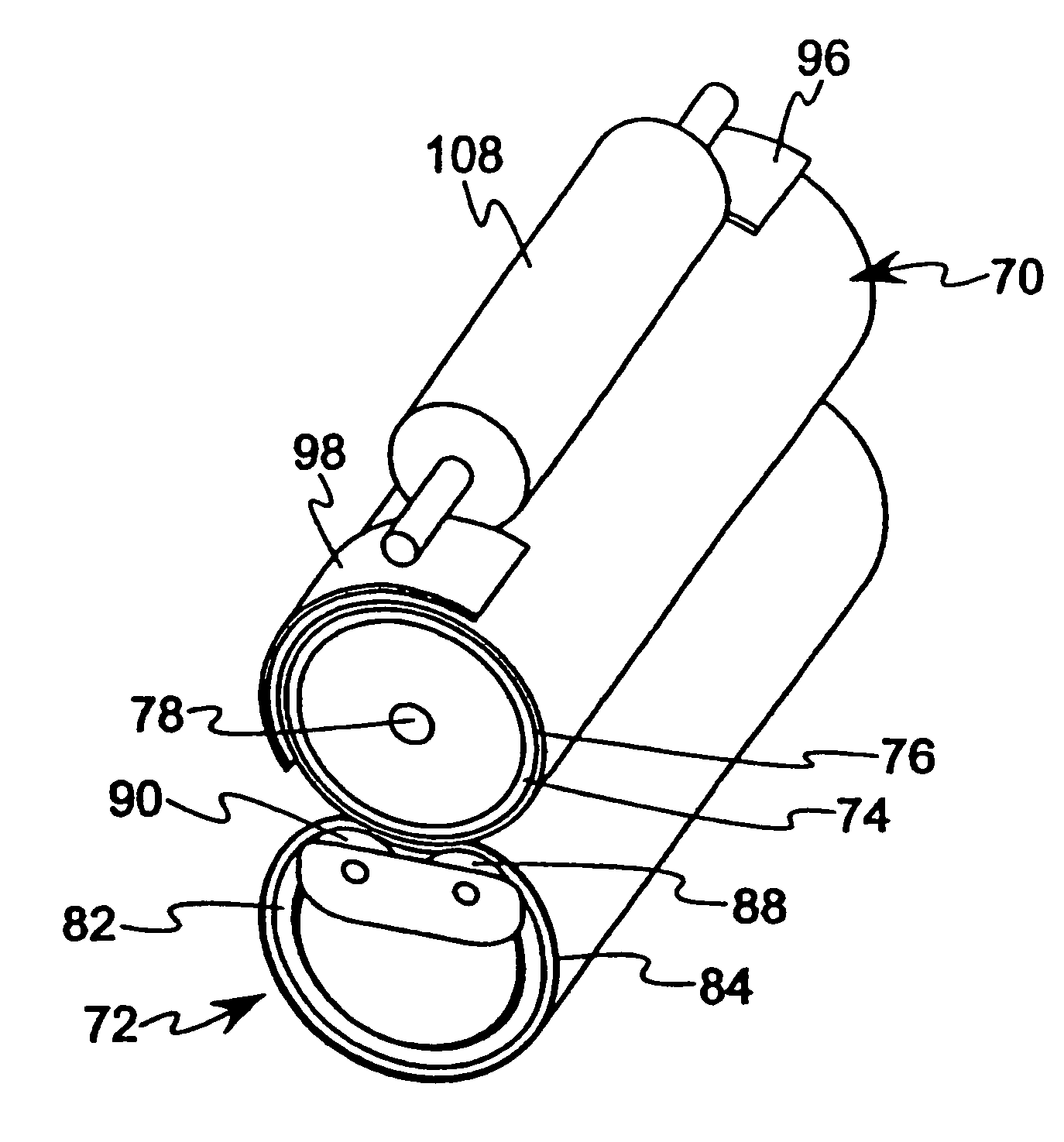 Fuser having reduced axial temperature droop