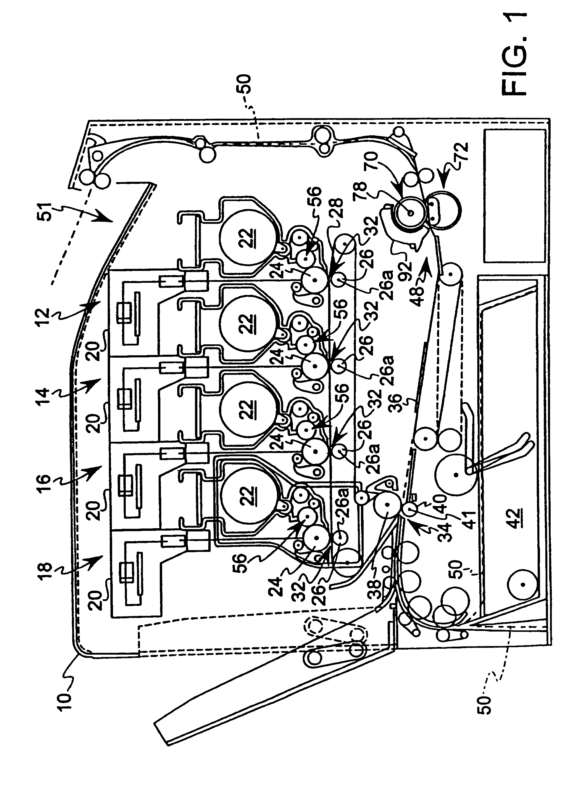 Fuser having reduced axial temperature droop