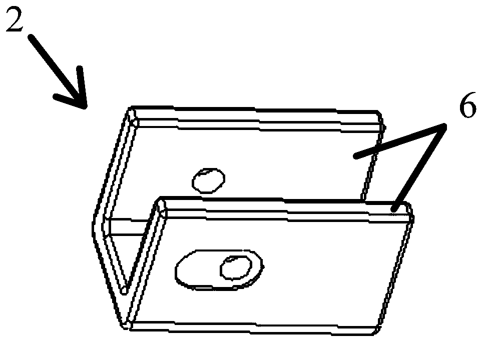 Positioning clamp for U-shaped bending plate