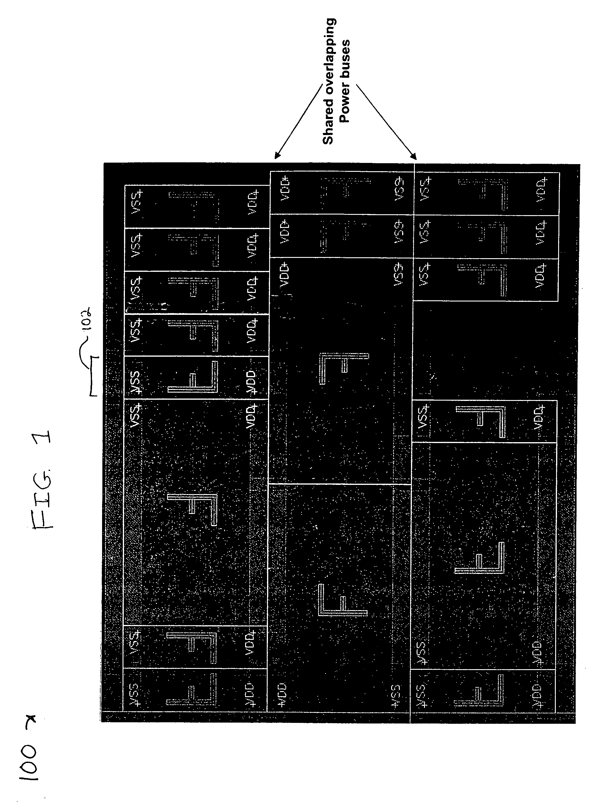 Interchangeable integrated circuit building blocks