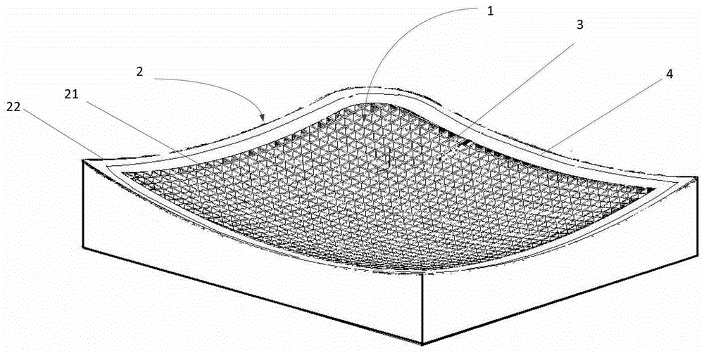 Glass hot bending mold and its manufacturing method and application