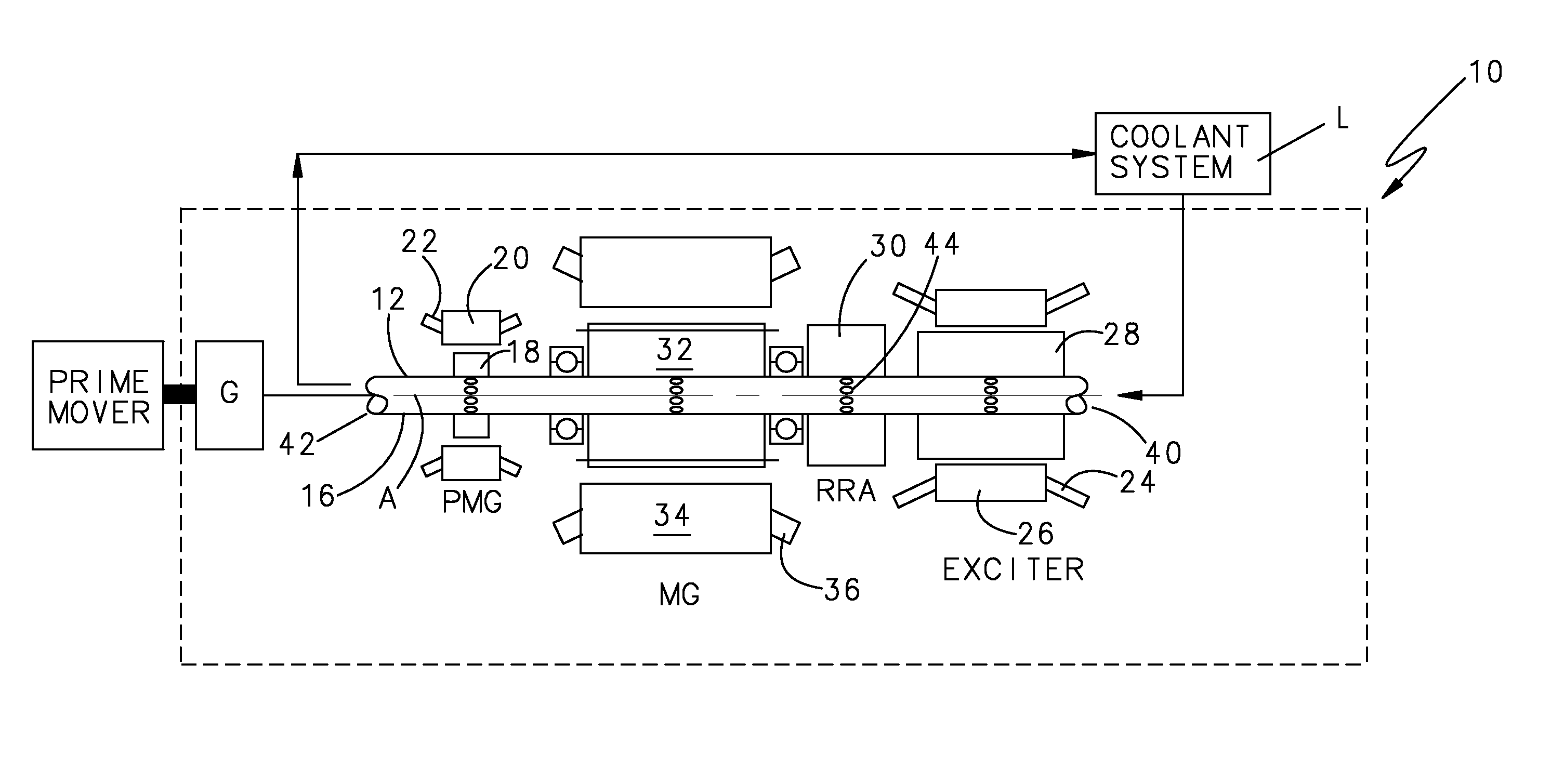 Rotor cooling system for synchronous machines with conductive sleeve