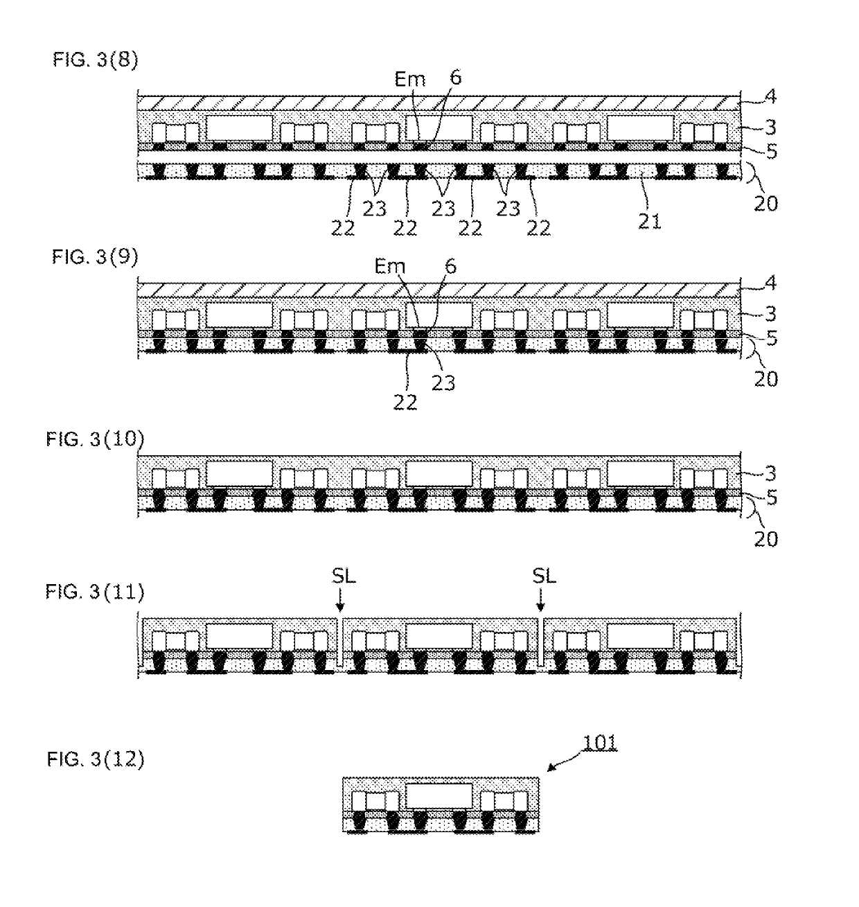 Method for manufacturing module component