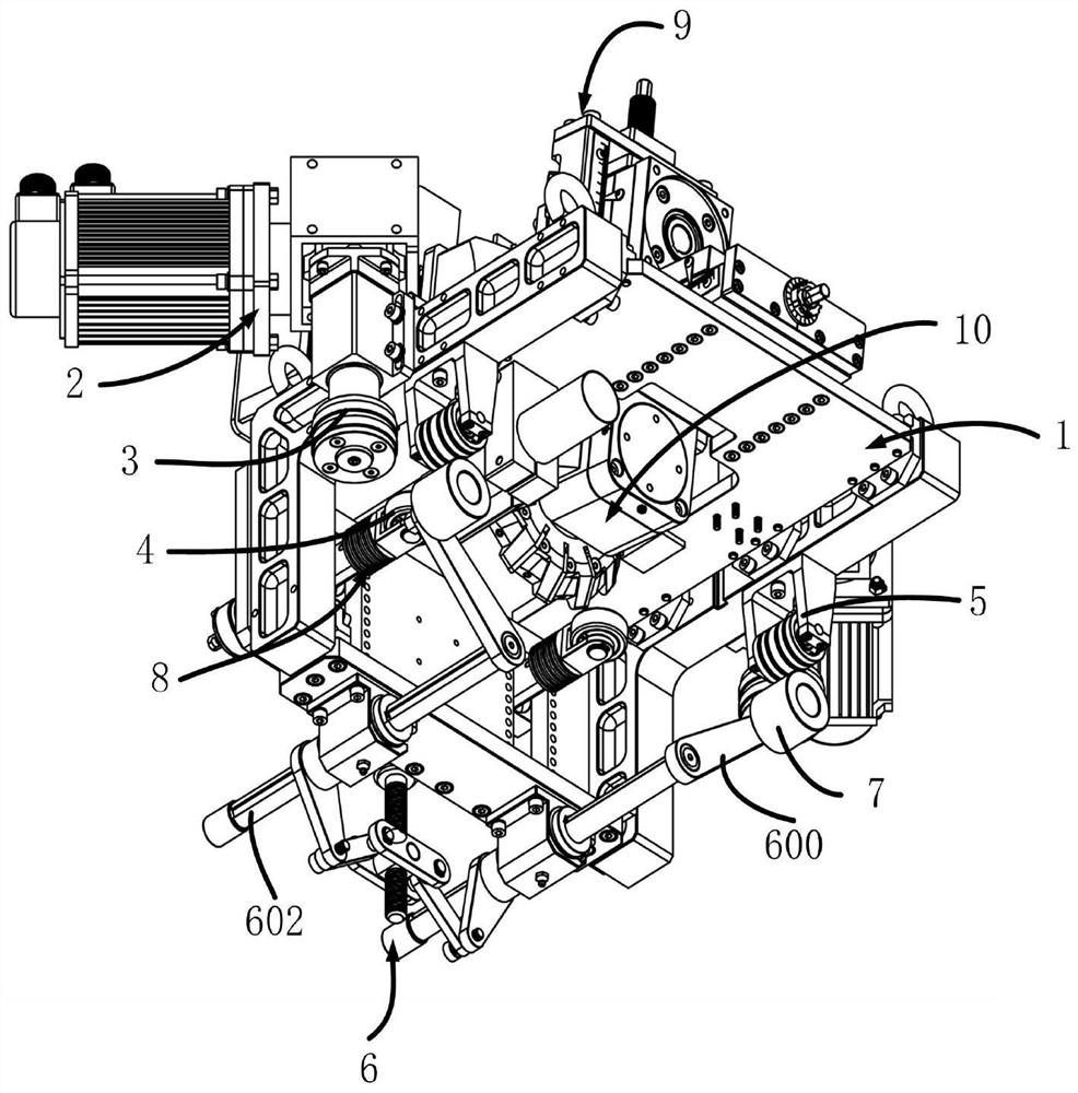 Back gouging device at joint of circular reinforcing rib and barrel