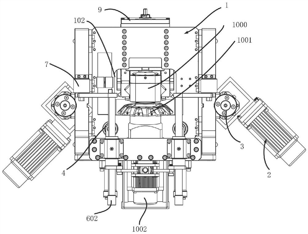 Back gouging device at joint of circular reinforcing rib and barrel