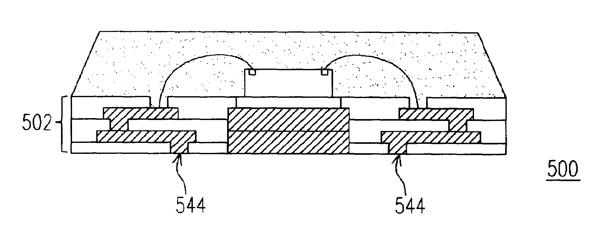 Process and structure for semiconductor package