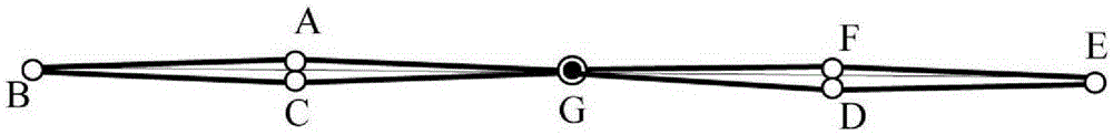 Foldable cable bar structural unit based on hexagonal geometry