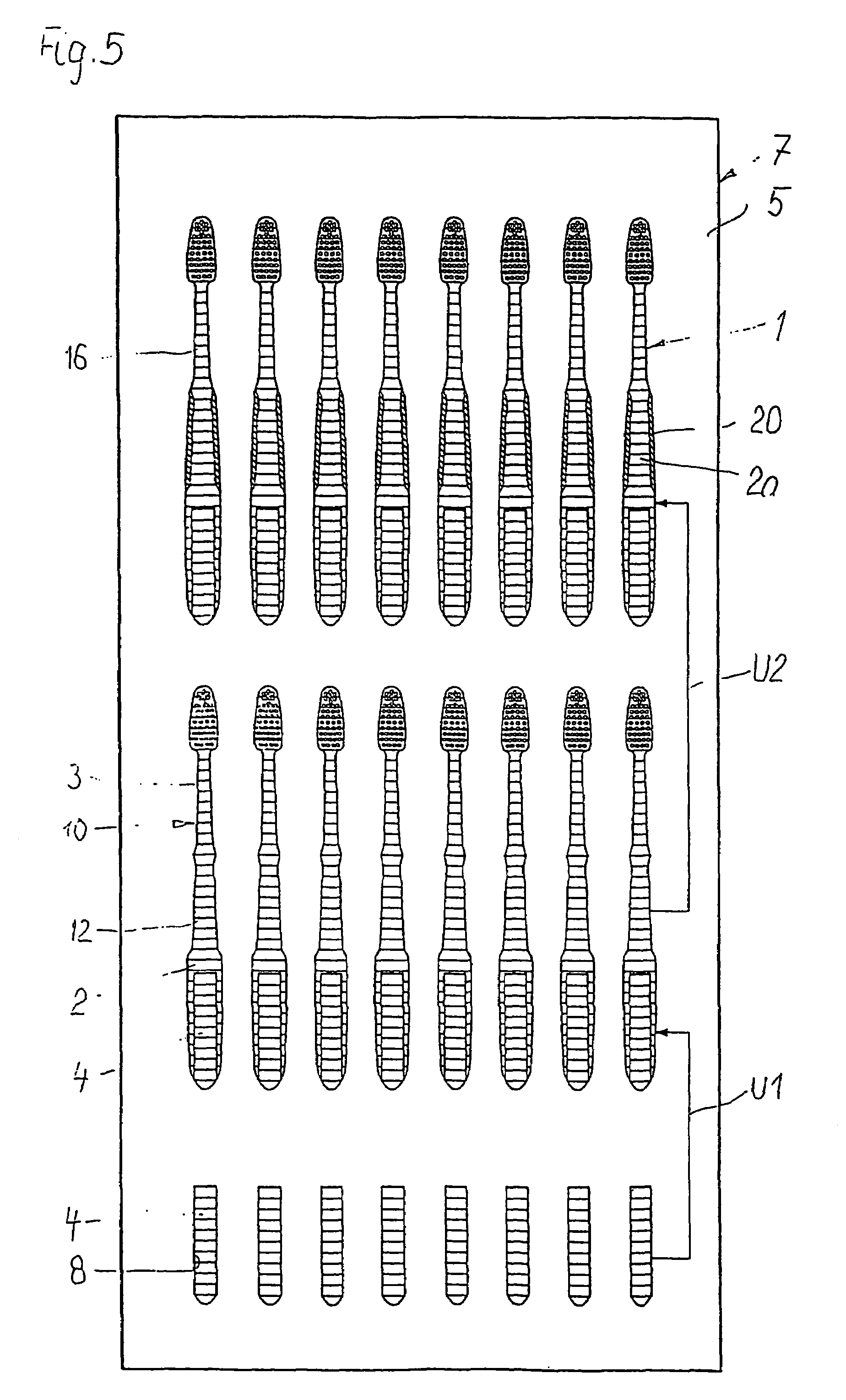 Method for producing a toothbrush