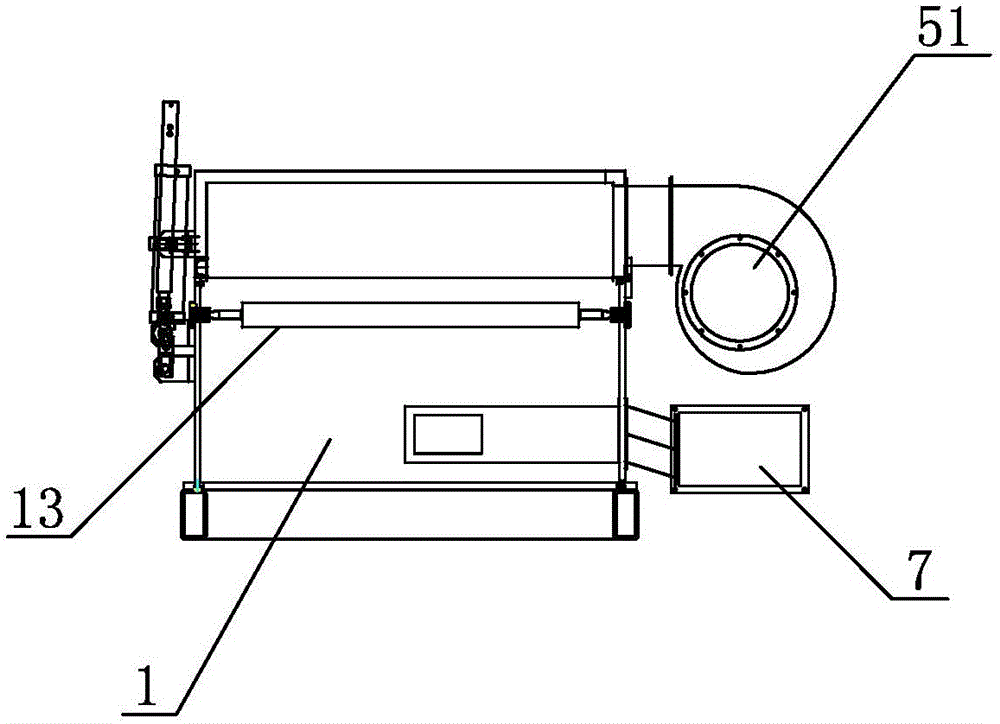 High-efficiency and energy-saving drying system of dry printing laminating machine