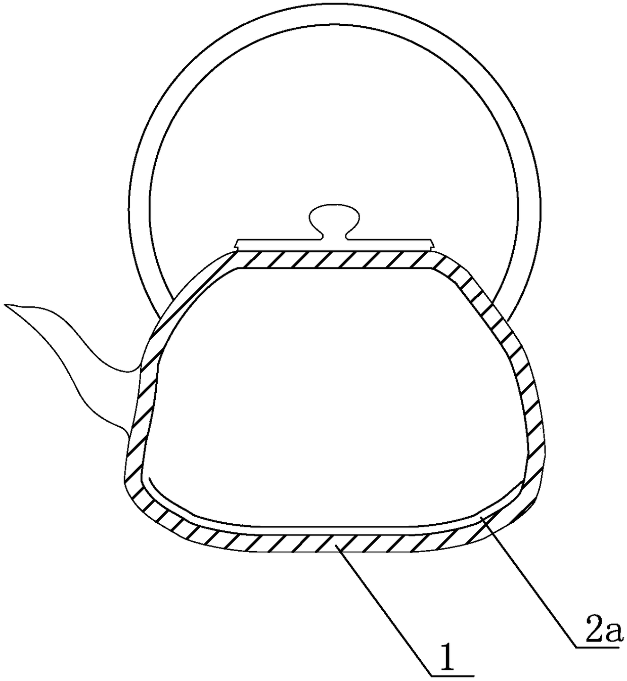 Ceramic teapot for health preservation and preparation method thereof