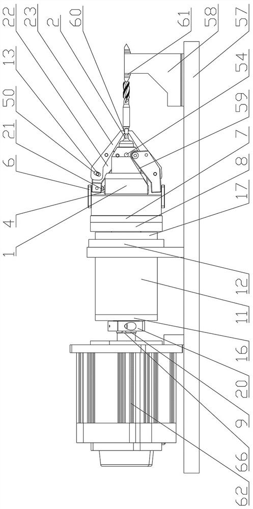 Self-centering floating driving device