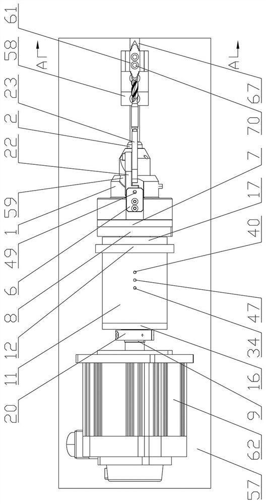 Self-centering floating driving device