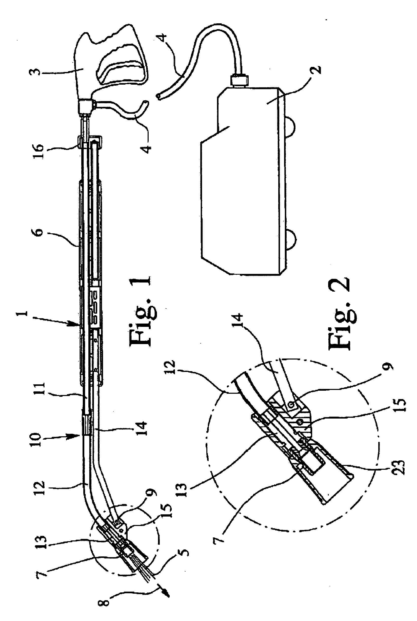 Spray lance for a high-pressure cleaning device