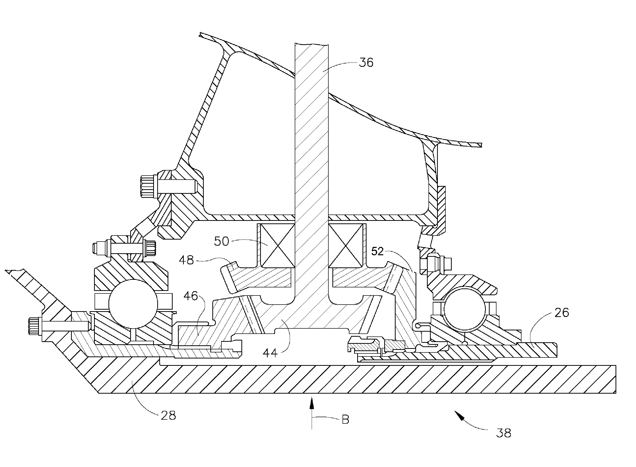 PTO assembly for a gas turbine engine