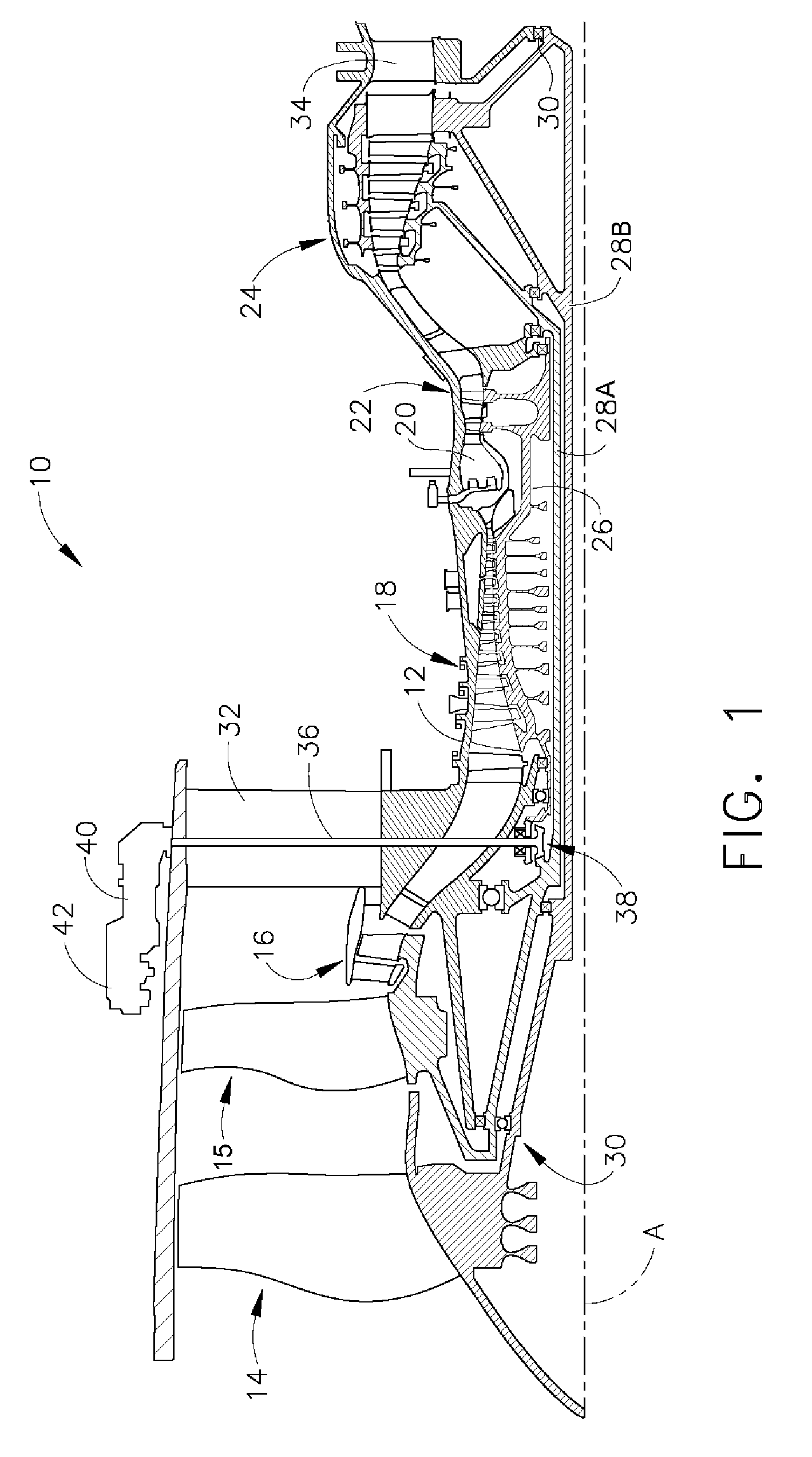 PTO assembly for a gas turbine engine