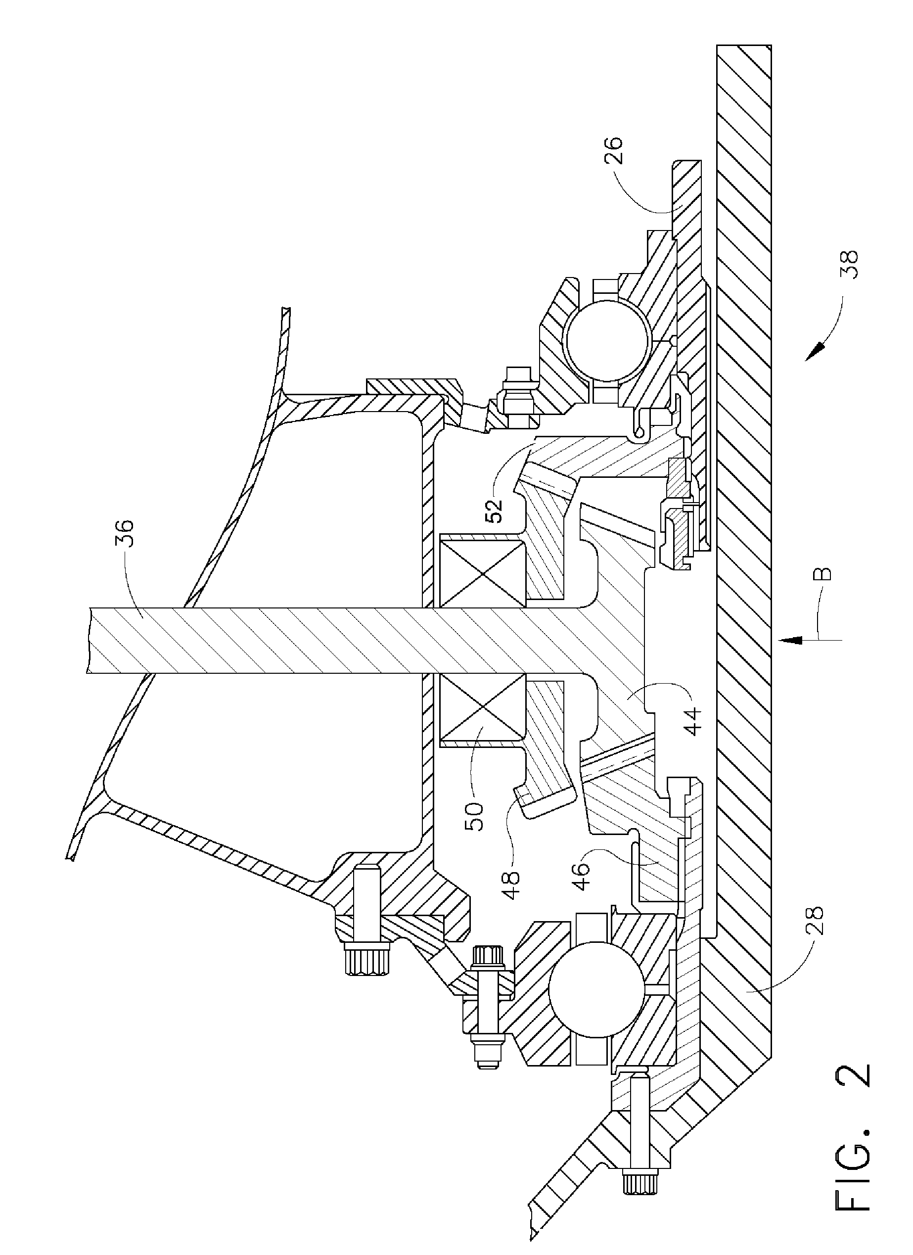 PTO assembly for a gas turbine engine