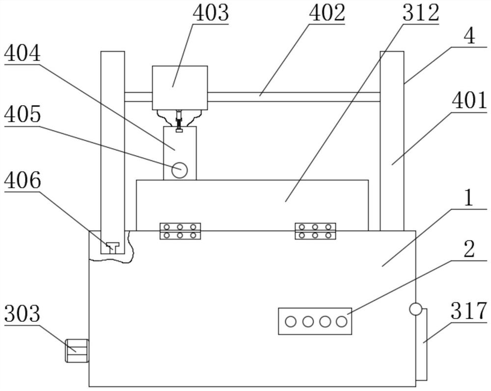 Welding device with dust and slag removal functions and application method thereof