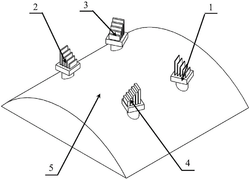 Multiscale flexibility verification target of vehicle-mounted pavement crackle detecting system based on active vision