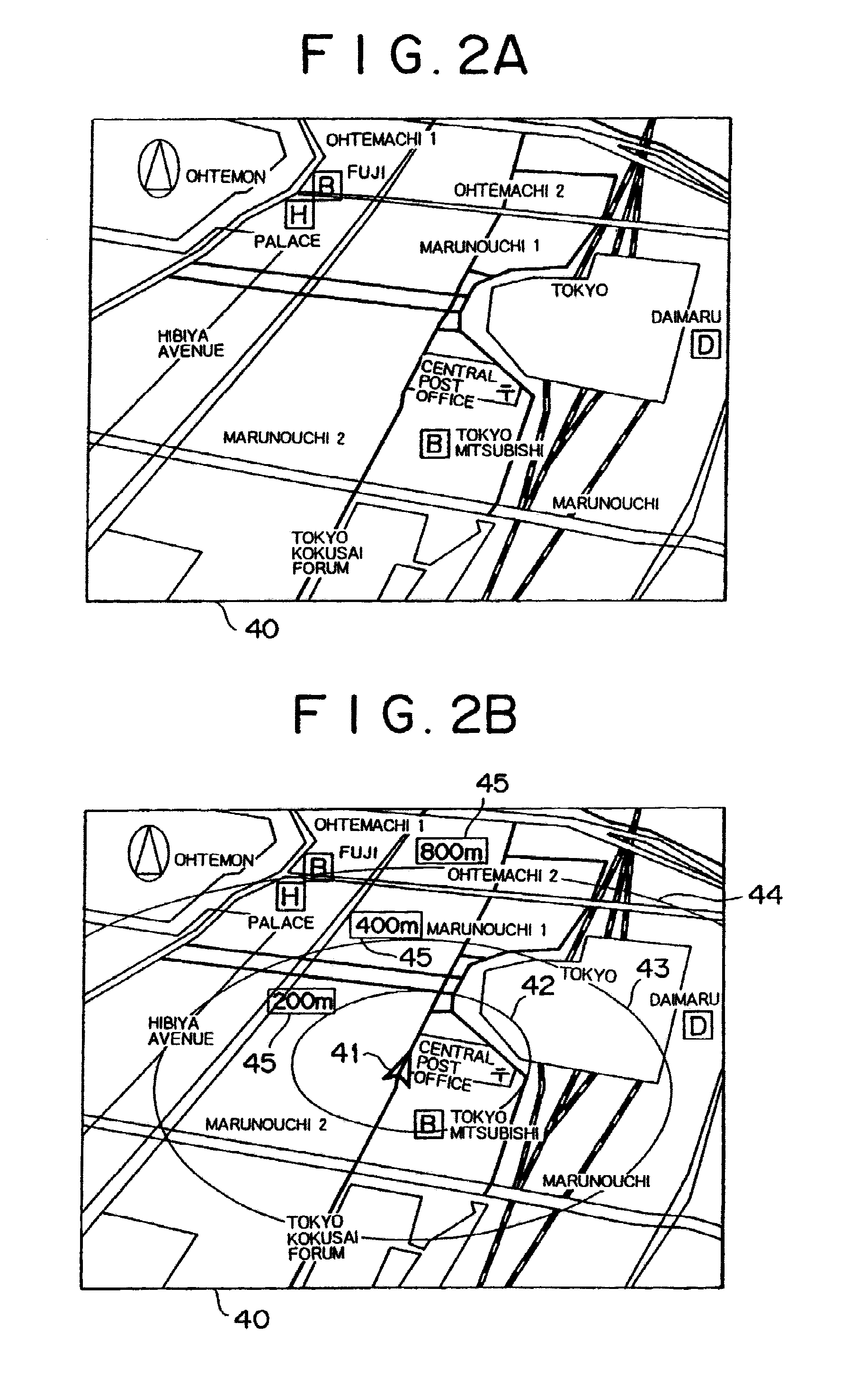 Electronic map apparatus and electronic map display method