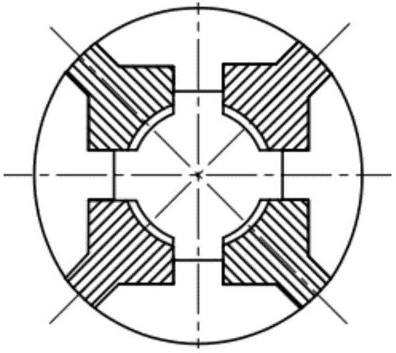 Liquid-solid pressure formation device and method for thin-wall special-shaped parts made of Cf-Mg composite materials