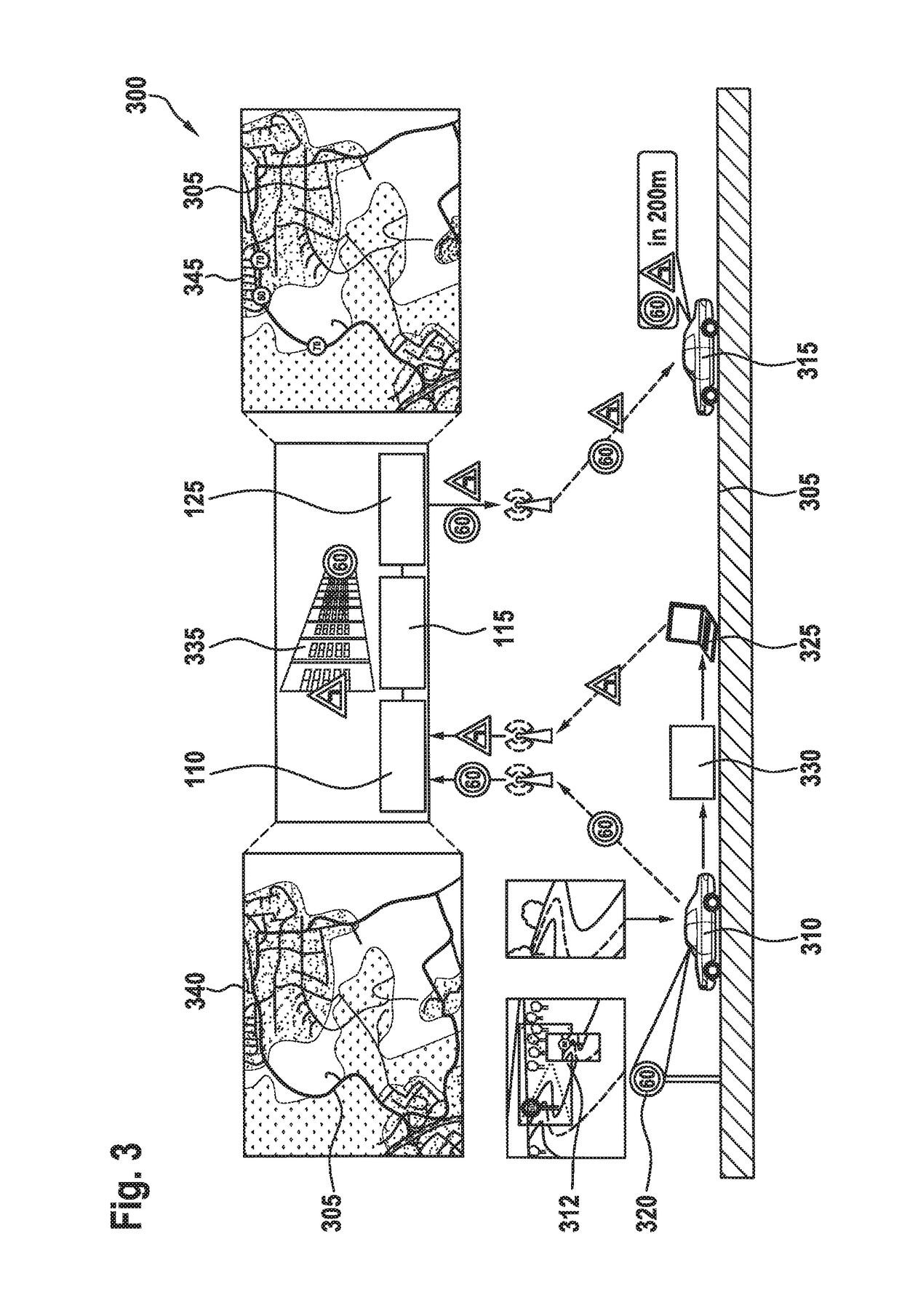 Method and device for providing an event message indicative of an imminent event for a vehicle