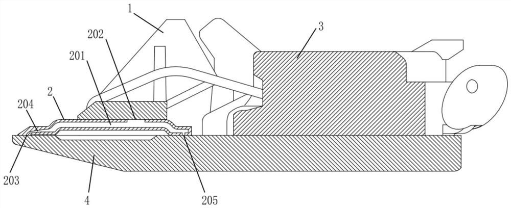 Automatic lubricating system for movable blade and fixed blade of push shear head