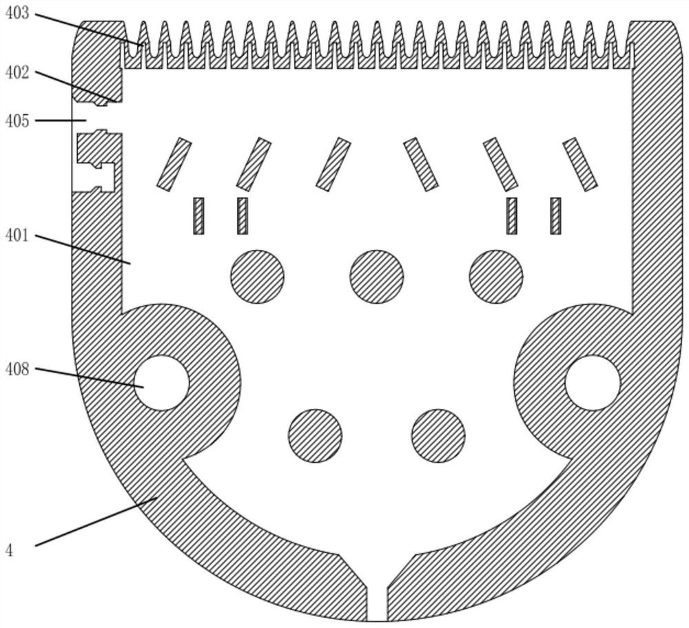 Automatic lubricating system for movable blade and fixed blade of push shear head