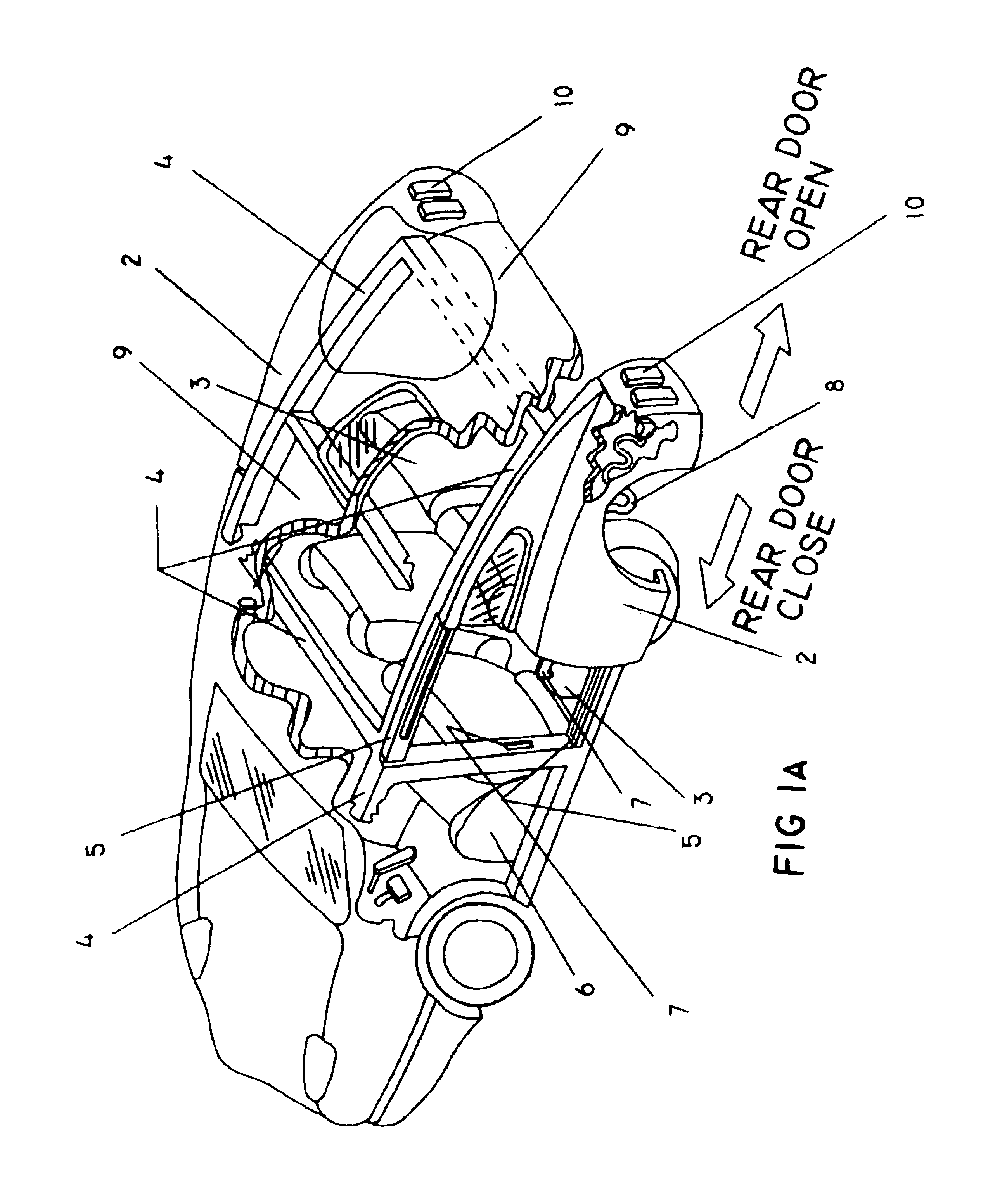 Multiple door coupe