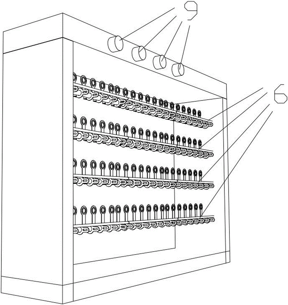 Intelligent alarm triggering device for roller warp yarn breakage