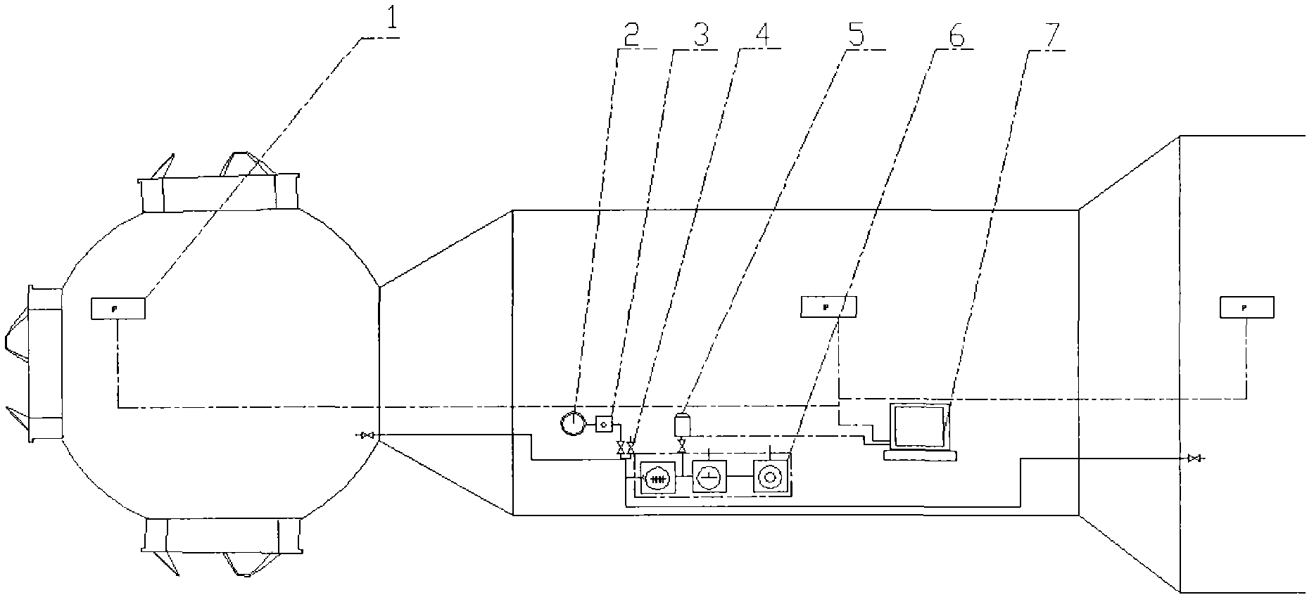 Method for monitoring leakage in on-orbit state for spacecraft