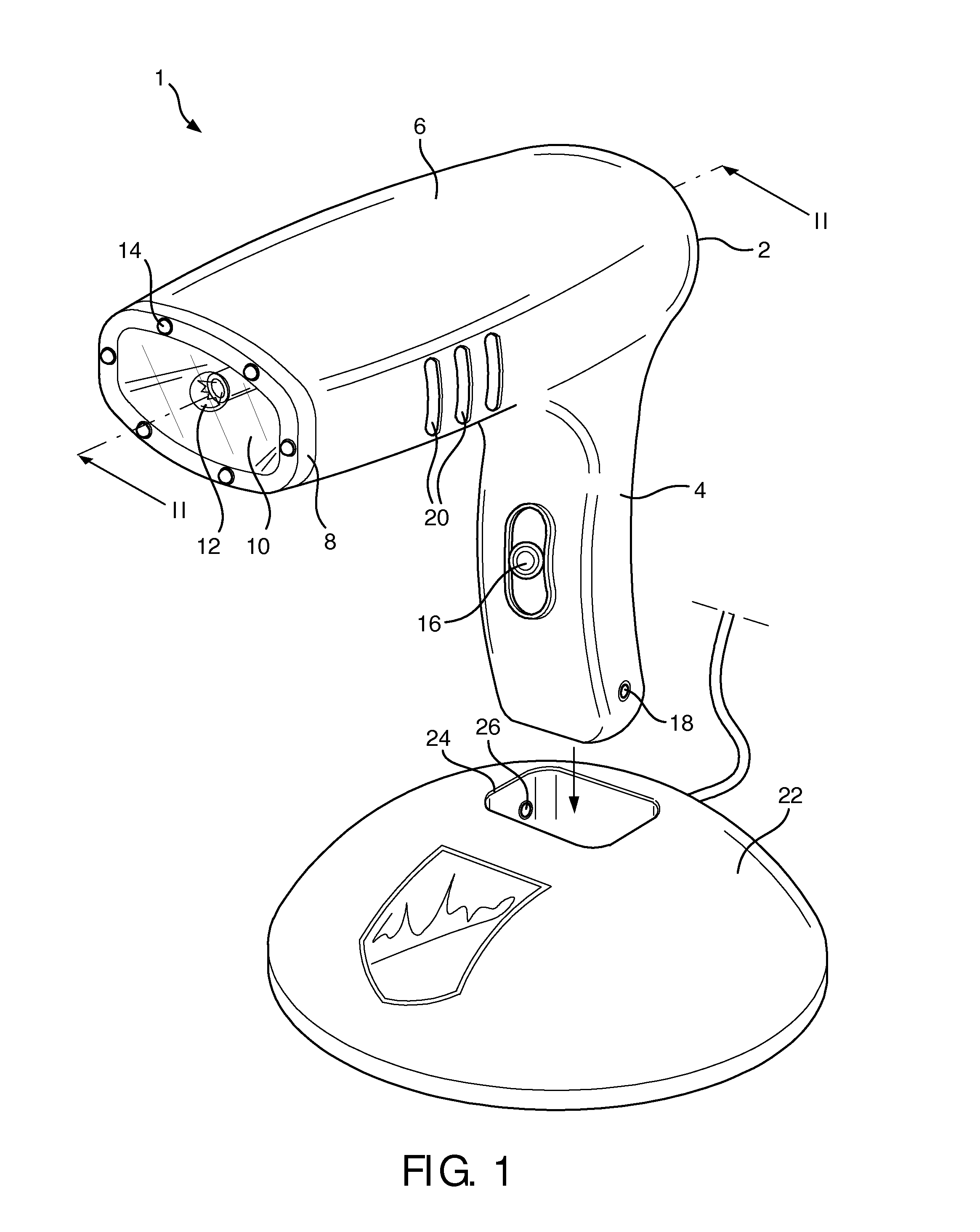 Electromagnetic skin treatment device