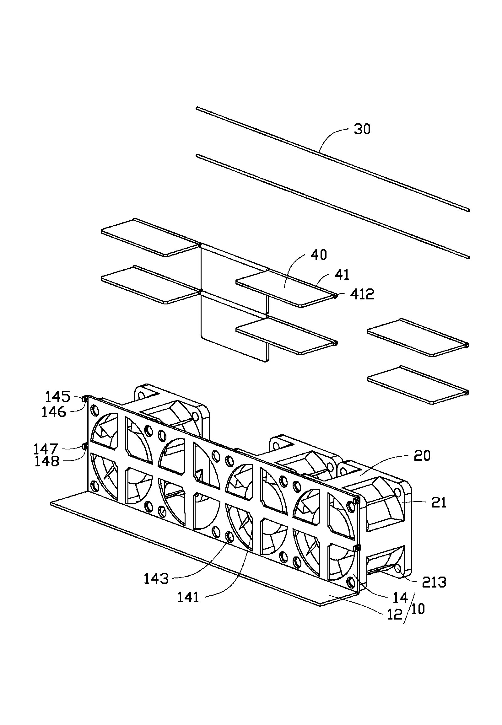 Fan fixing device